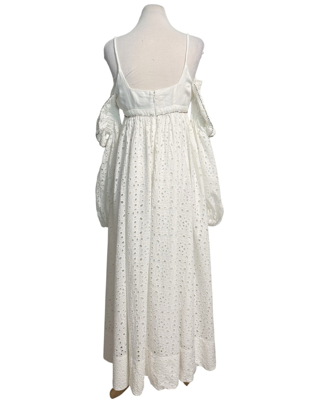 FARM Rio White Eyelet Maxi Dress - Picture 10 of 16